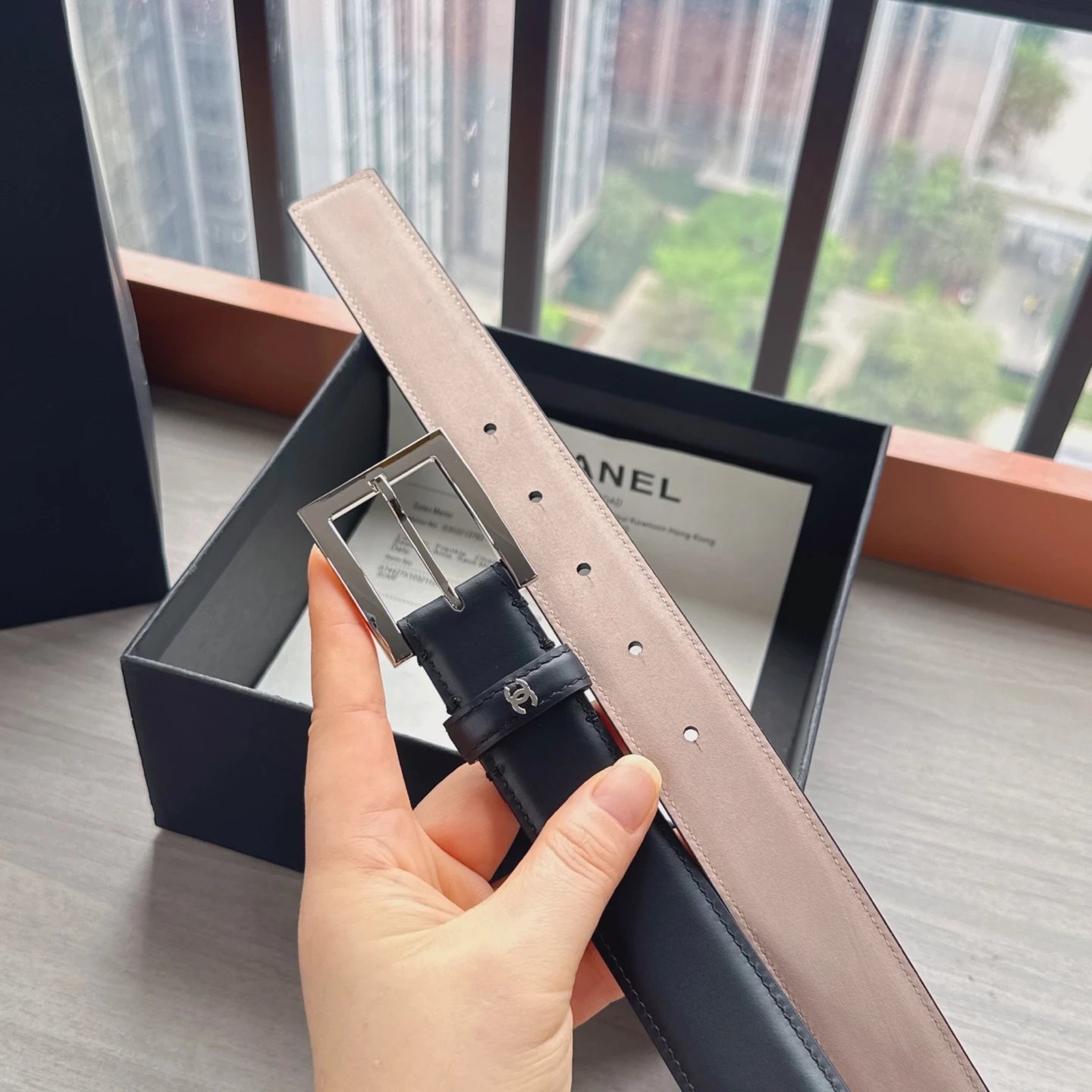 Chanel Leather Reversible Belt Ver.I — photo 7