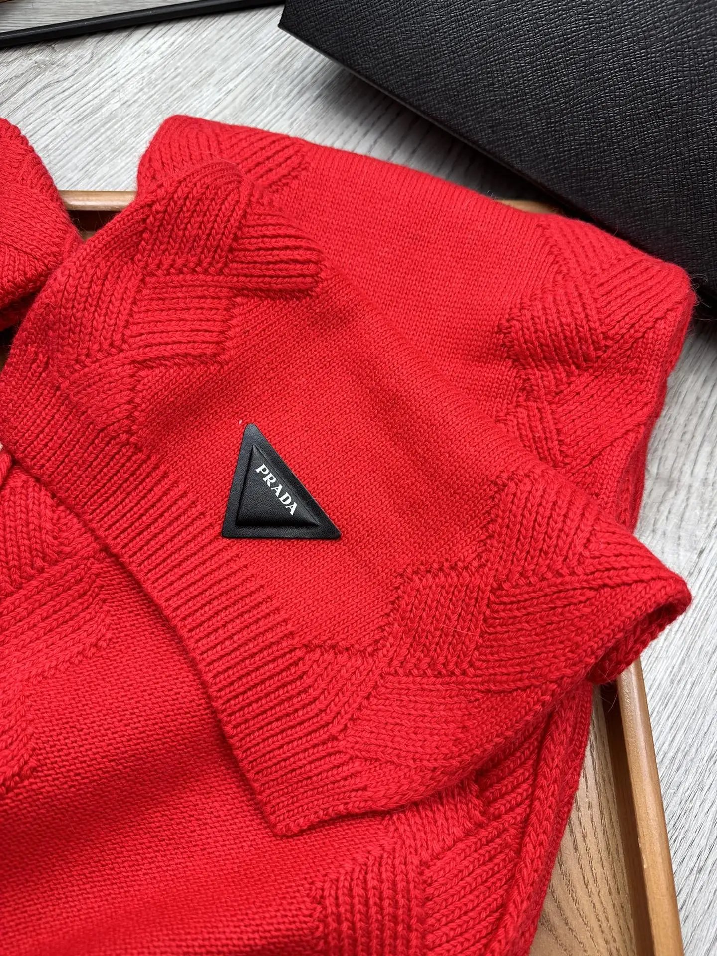 Prada Wool Rabbit Fur Scarf & Hat Set Ver.B — Photo 5