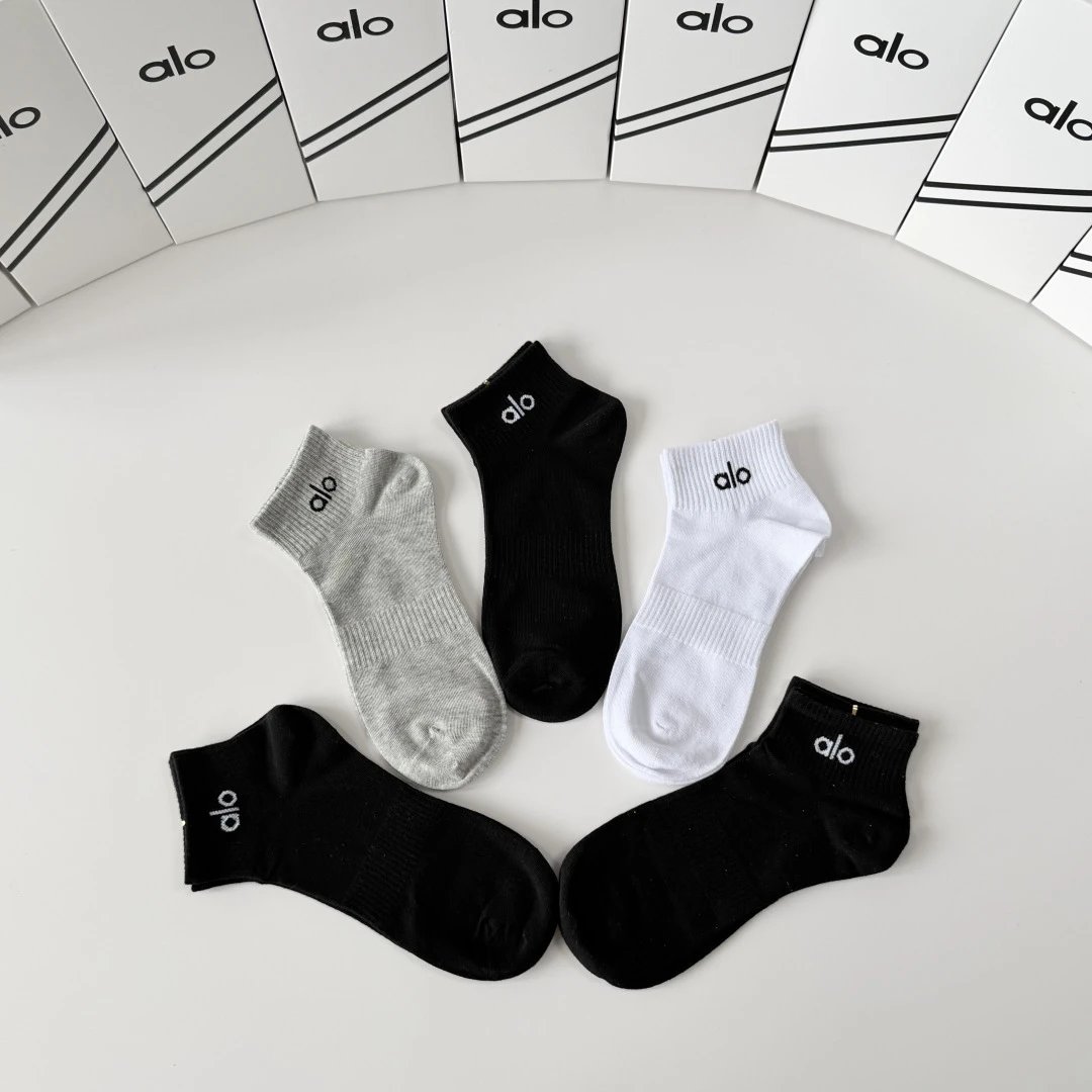 ALO Quarter Socks 5-Pair Box Ver.A — photo 3