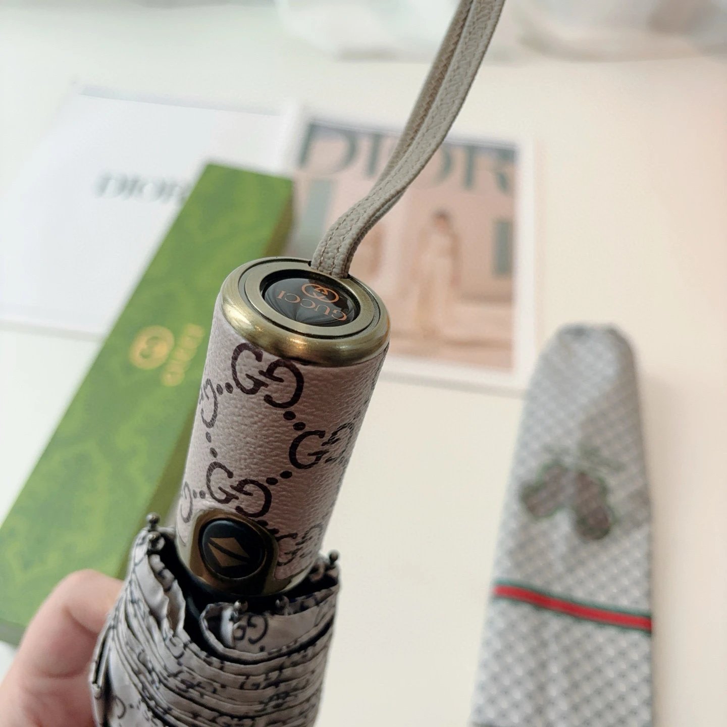 Gucci UV Protection Folding Umbrella Ver.E — Zdjęcie 6