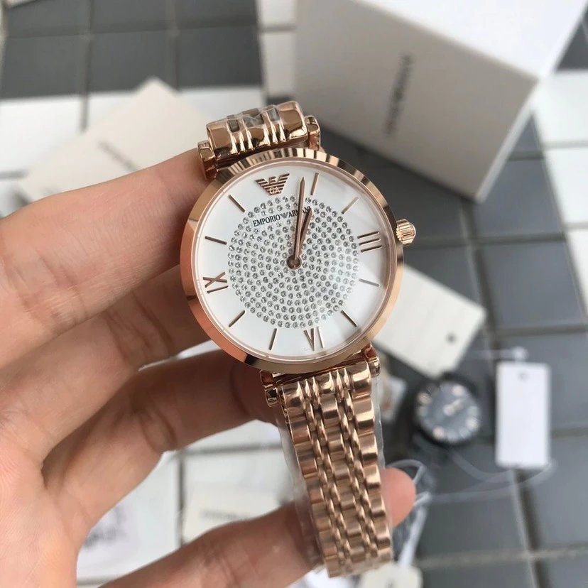 Armani AR11244 Rose Gold Quartz Ladies Watch 32mm Ver.A — Zdjęcie 8