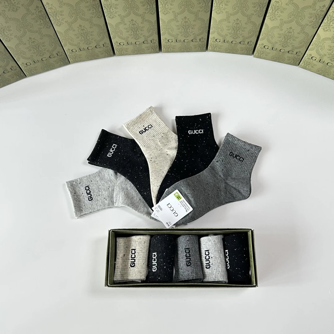 Gucci Crew Socks 5-Pair Box — photo 7