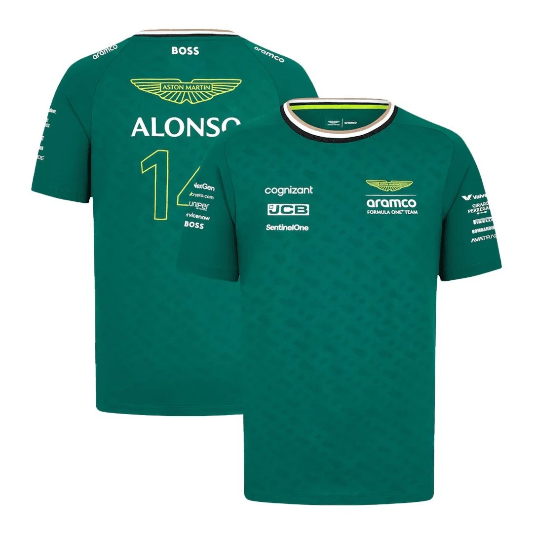 2024 Fernando Alonso 14 Aston Martin Cognizant F1 Racing Team Shirt — QC