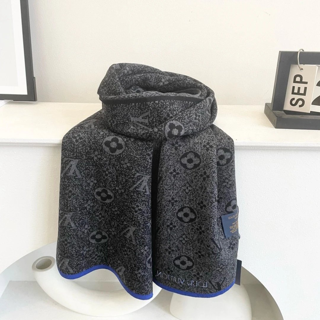 Louis Vuitton Cashmere Scarf Ver.F — QC