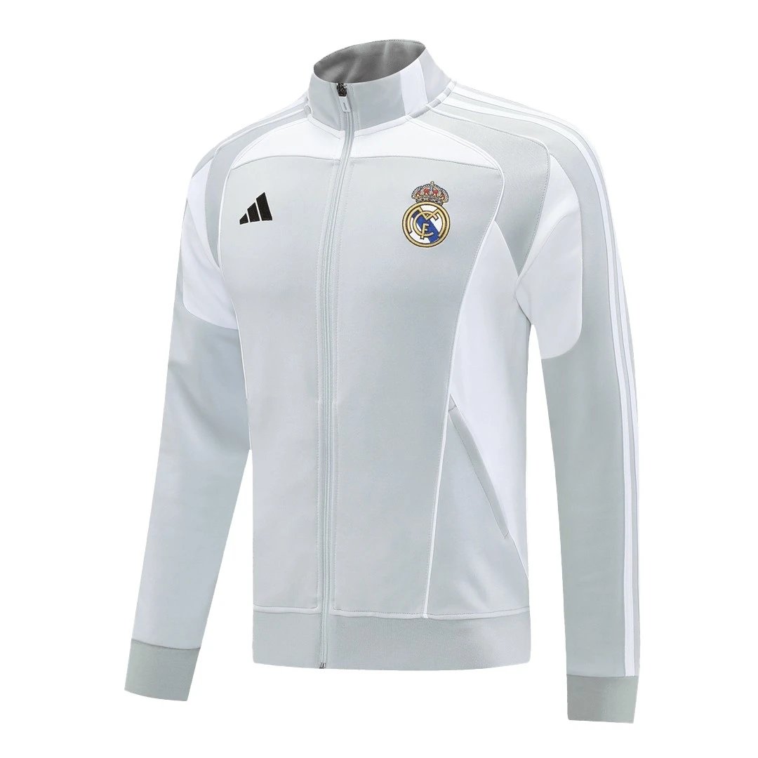 Real Madrid Track Jacket 2025 26 Gray — photo 2
