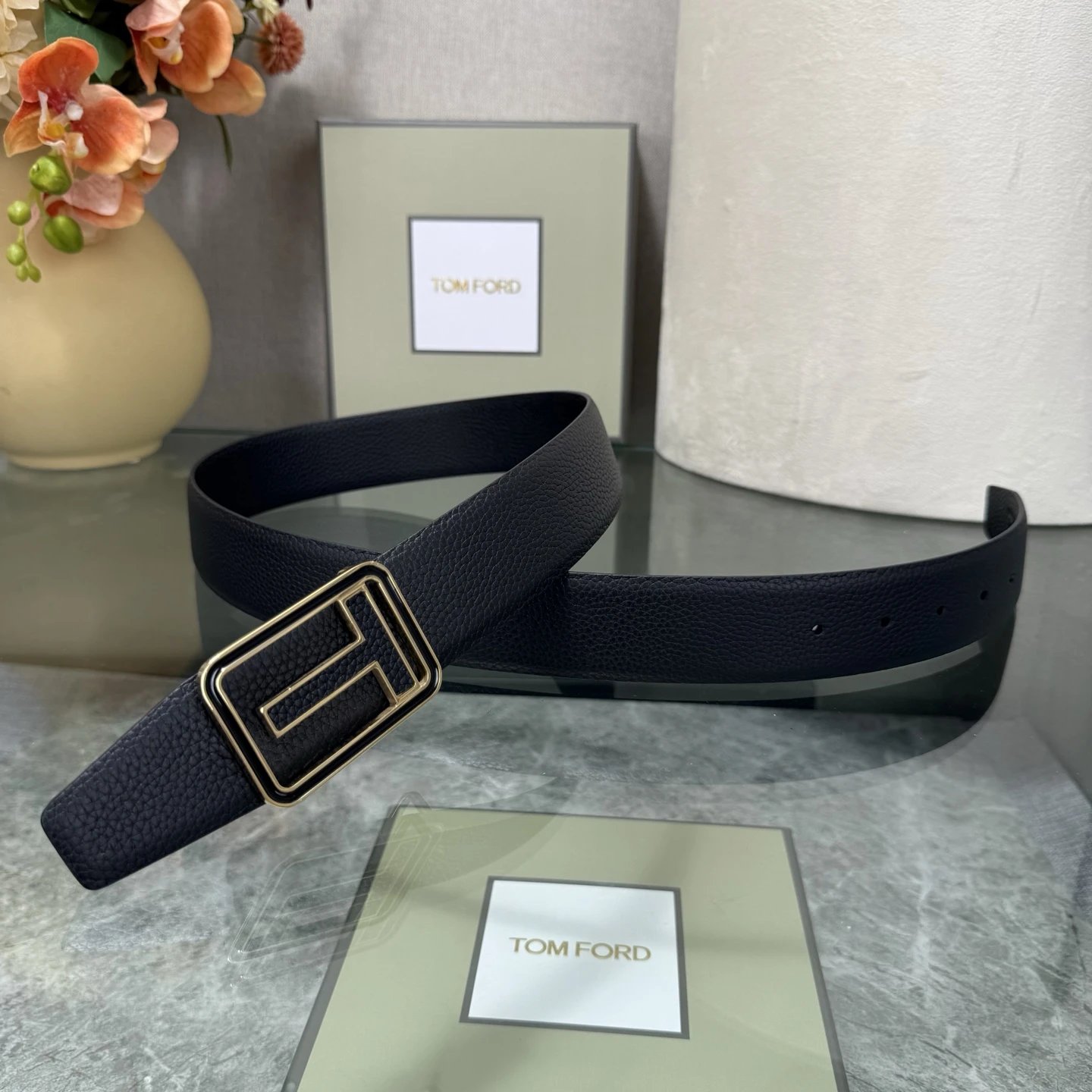 Tom Ford Leather Reversible Belt Ver.H — photo 4