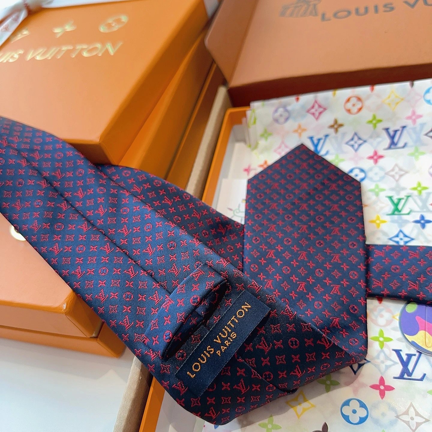 Louis Vuitton Silk Tie Ver.M — QC