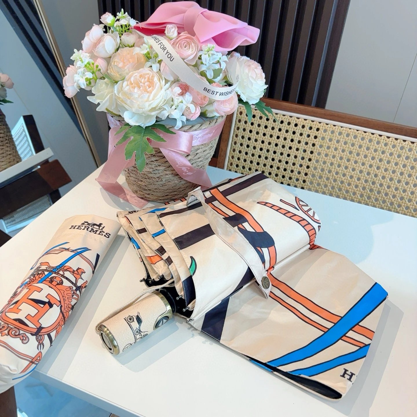 Hermes UV Protection Folding Umbrella Ver.G — Photo 6