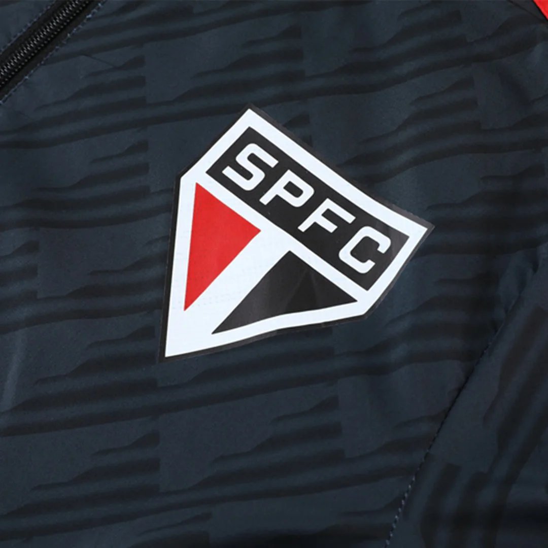Sao Paulo FC Hoodie Windbreaker Jacket 2022 23 Black — photo 6