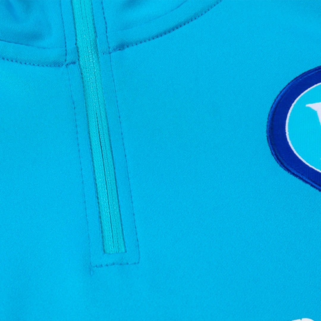 Napoli 2023 1 4 Zip Tracksuit 24 Kids Blue — Photo 6