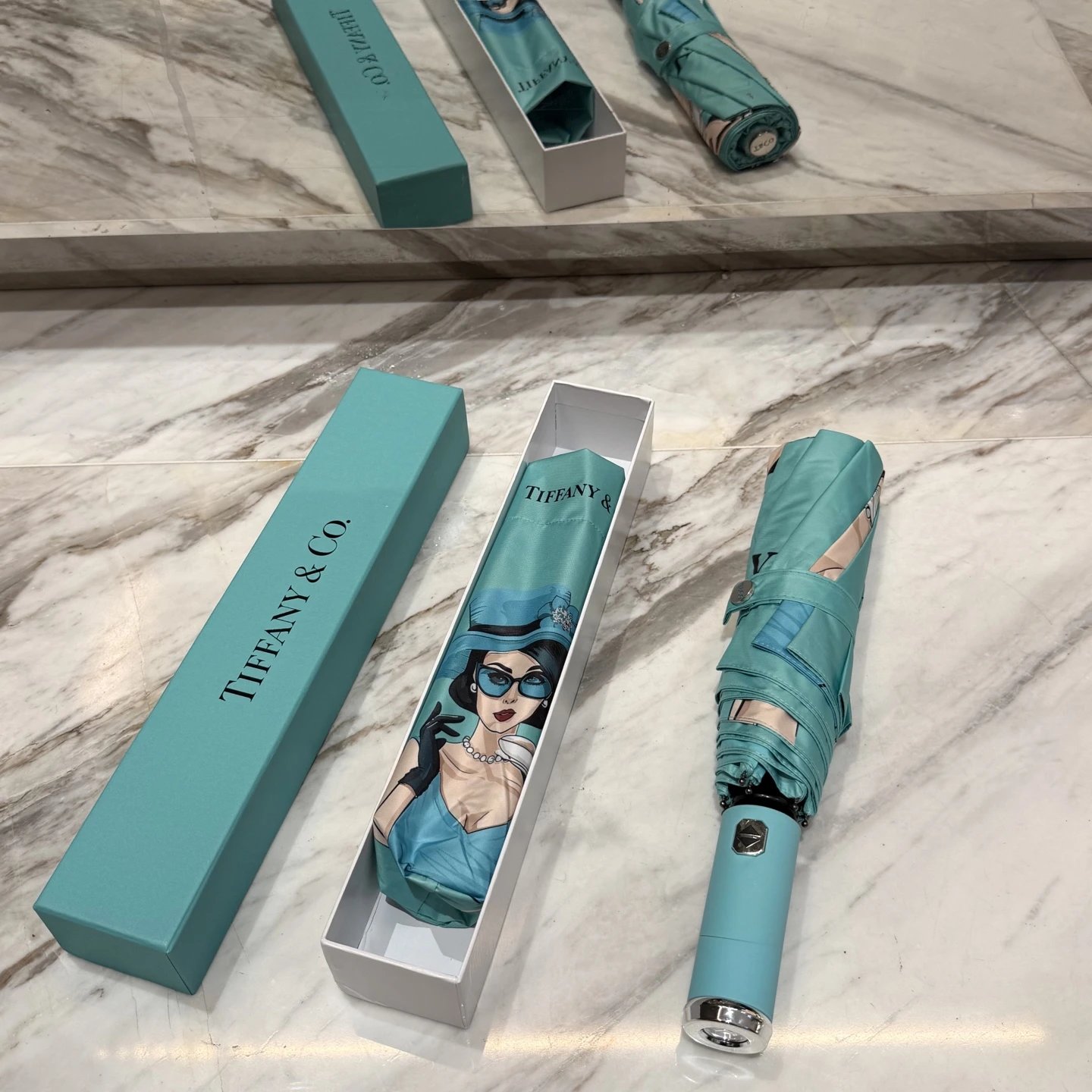 Tiffany UV Protection Folding Umbrella Ver.G — QC