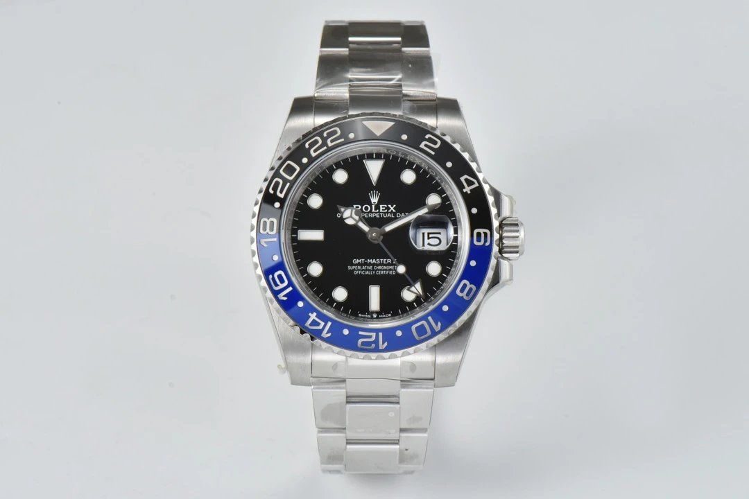 Rolex GMT-Master II horloge met blauw-zwarte lunette 40 mm Variant G