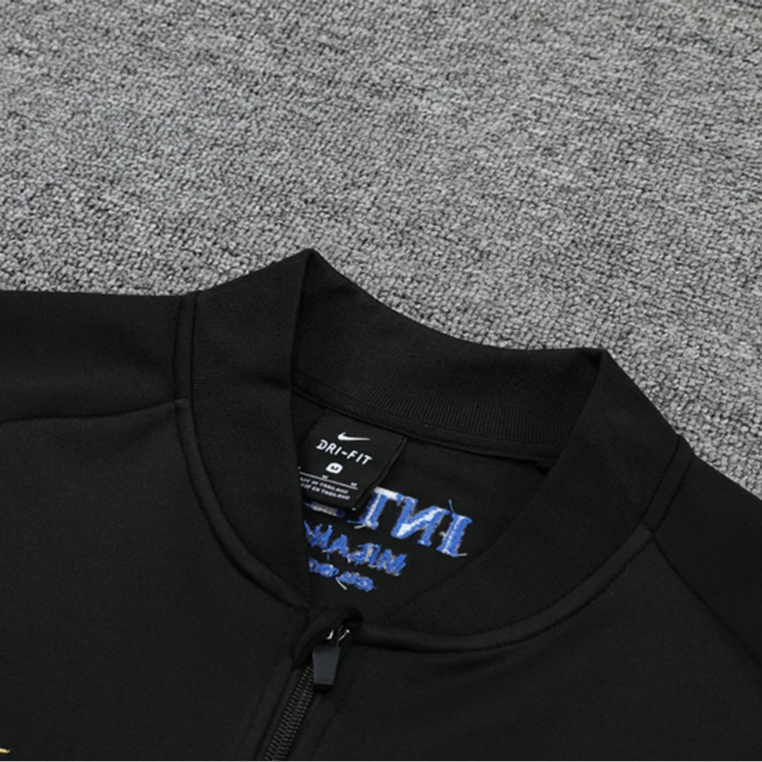 Inter Milan Jacket Tracksuit 2021 22 Black Blue — photo 4