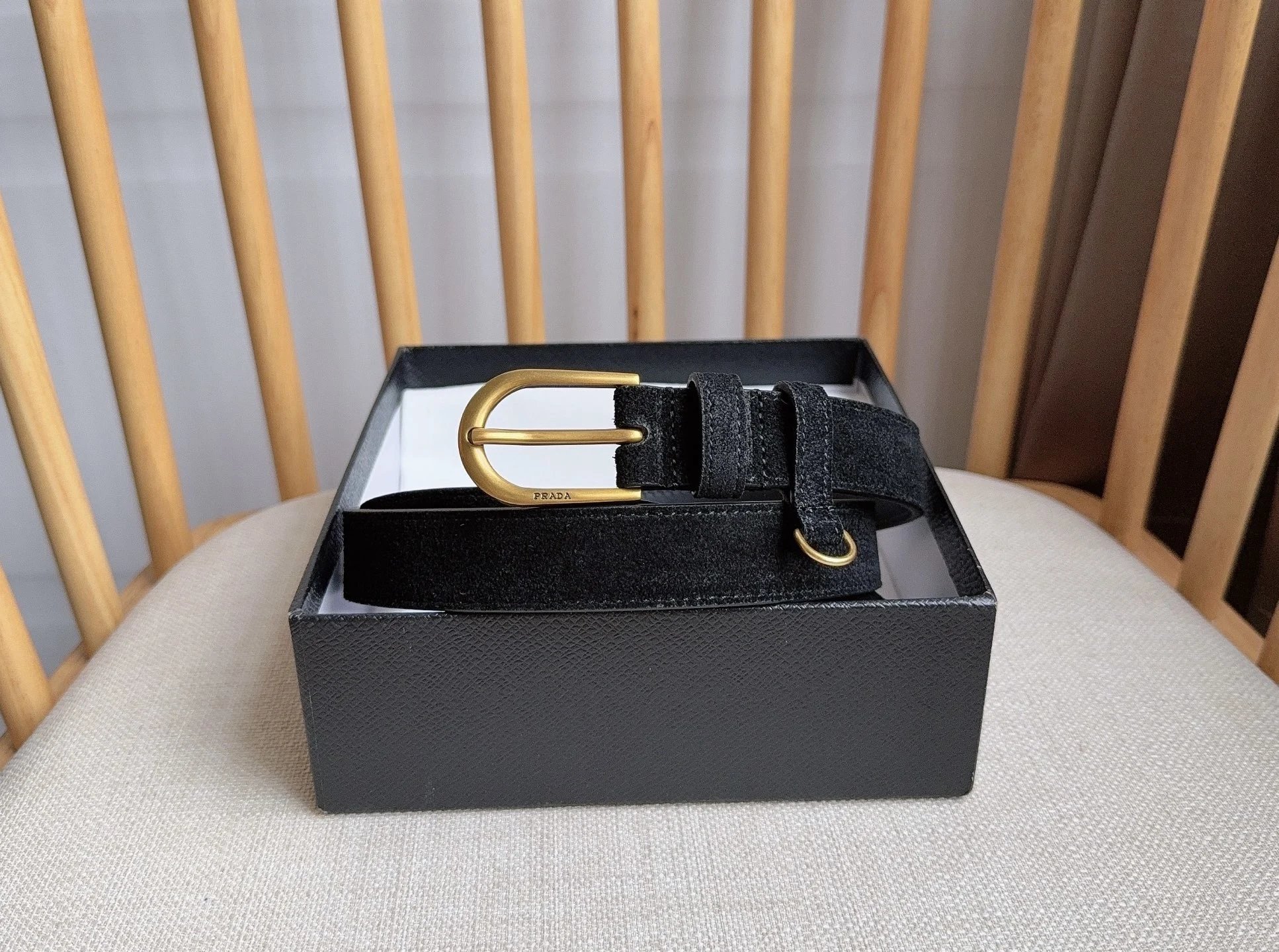 Prada Leather Belt Ver.F — Zdjęcie 5