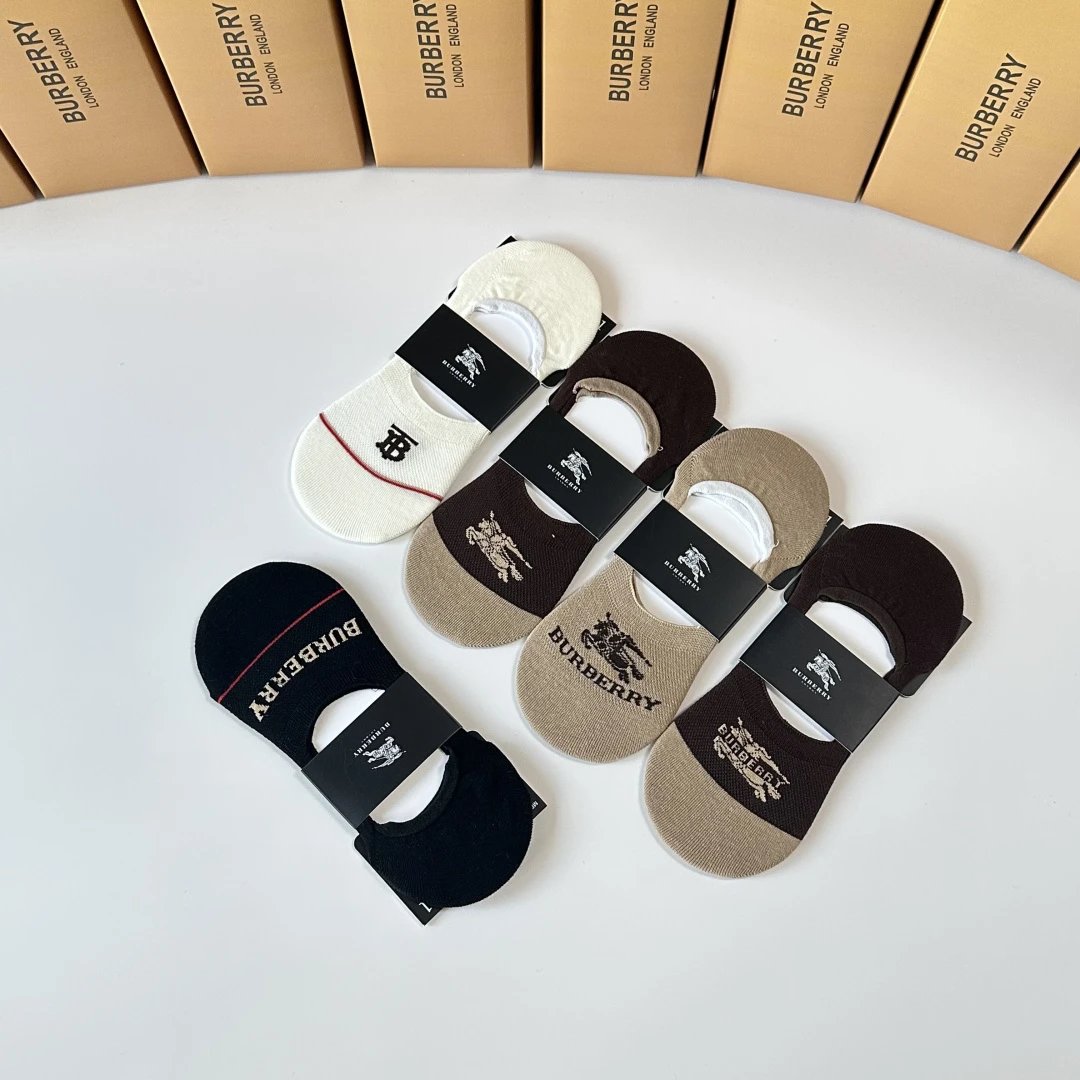 Burberry No-Show Socks Ver.A — Photo 5
