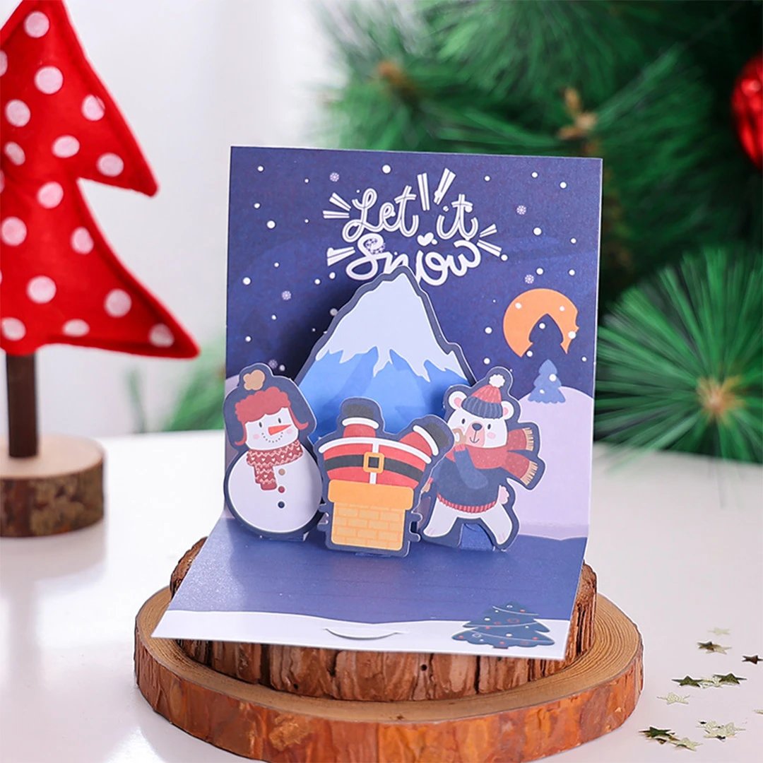 1 Pcs Random Style Personalized Christmas Greeting Card — photo 7