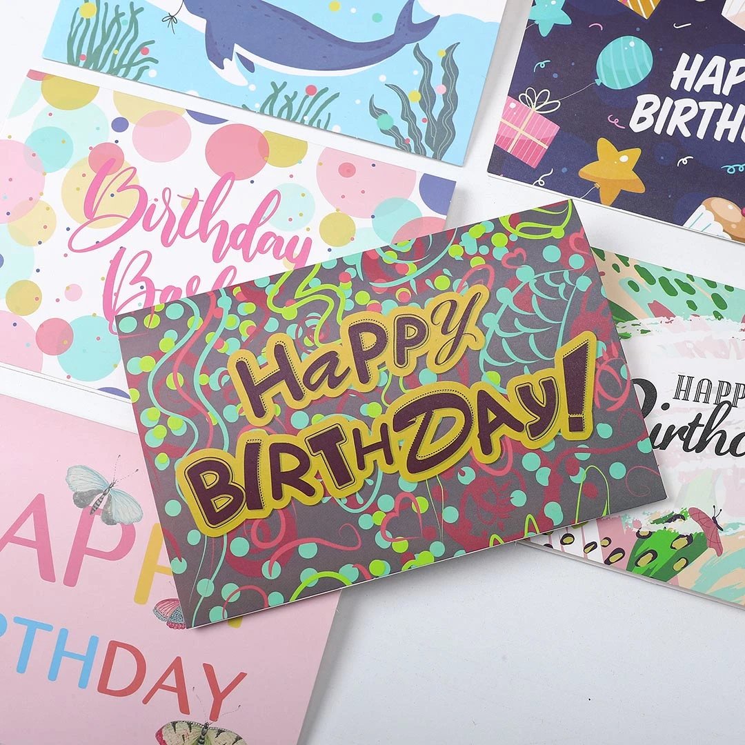 1 Pcs Random Style Personalized Birthday Greeting Card — photo 8