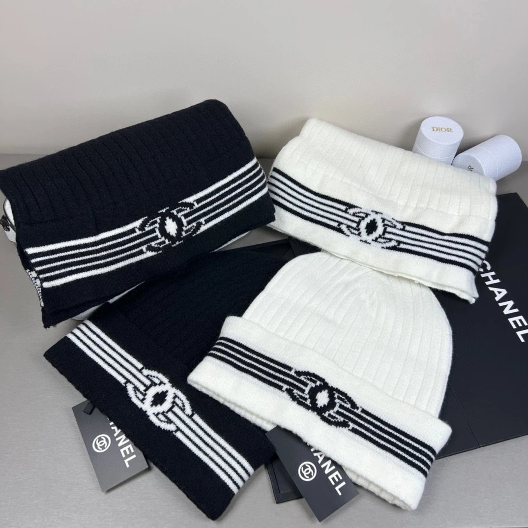Chanel Scarf & Hat Set Ver.G — Photo 9