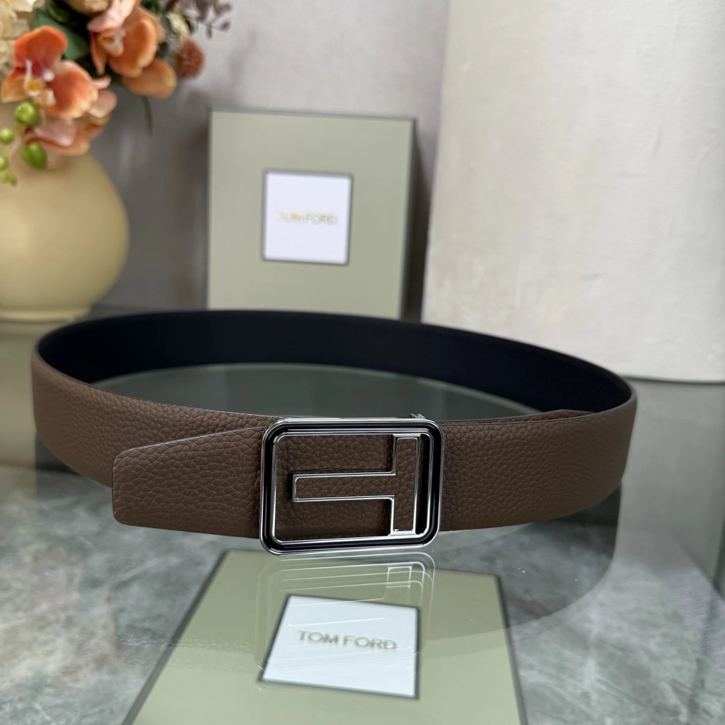 Tom Ford Leather Reversible Belt Ver.I — photo 3