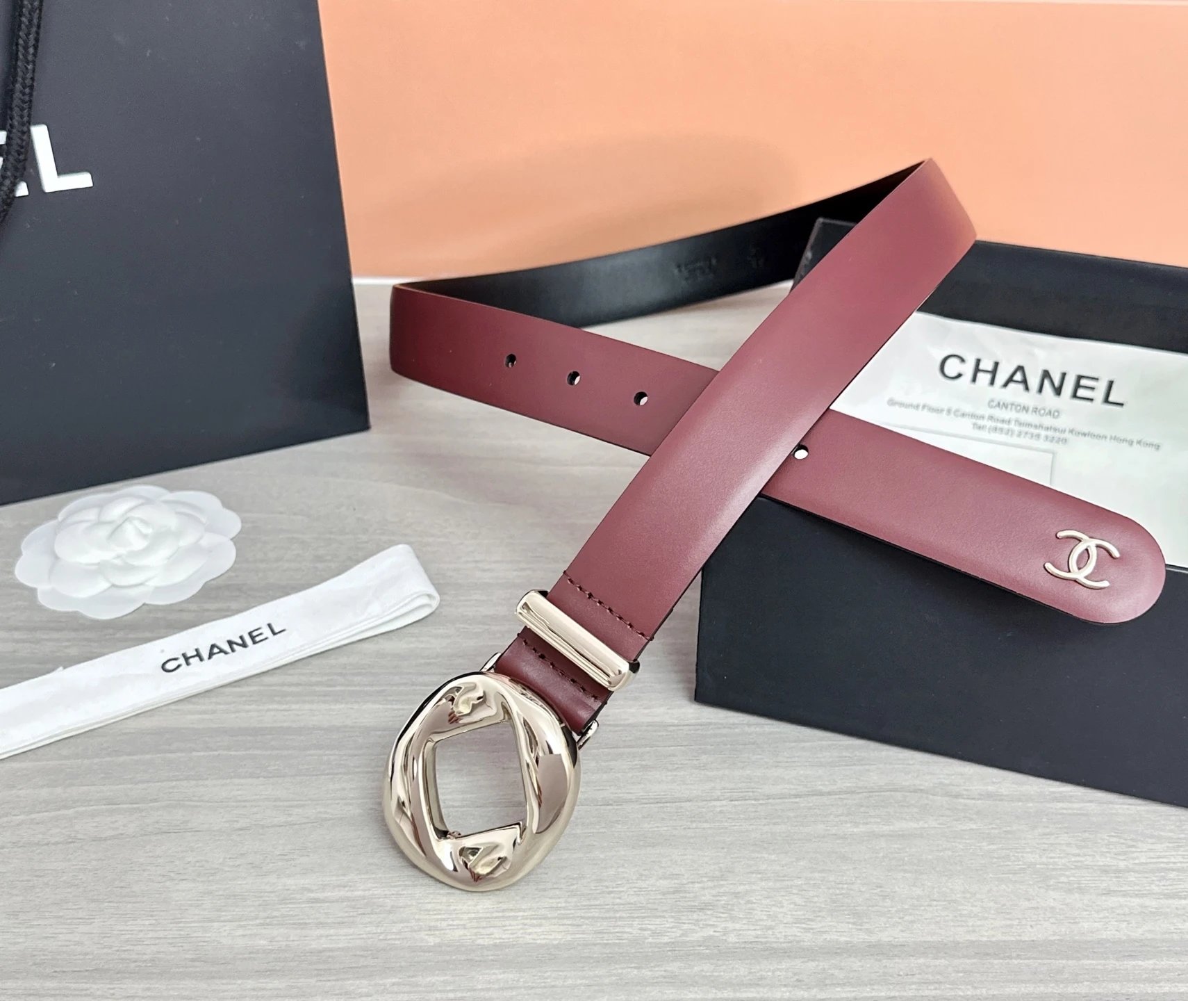 Chanel Leather Reversible Belt Ver.D — photo 4