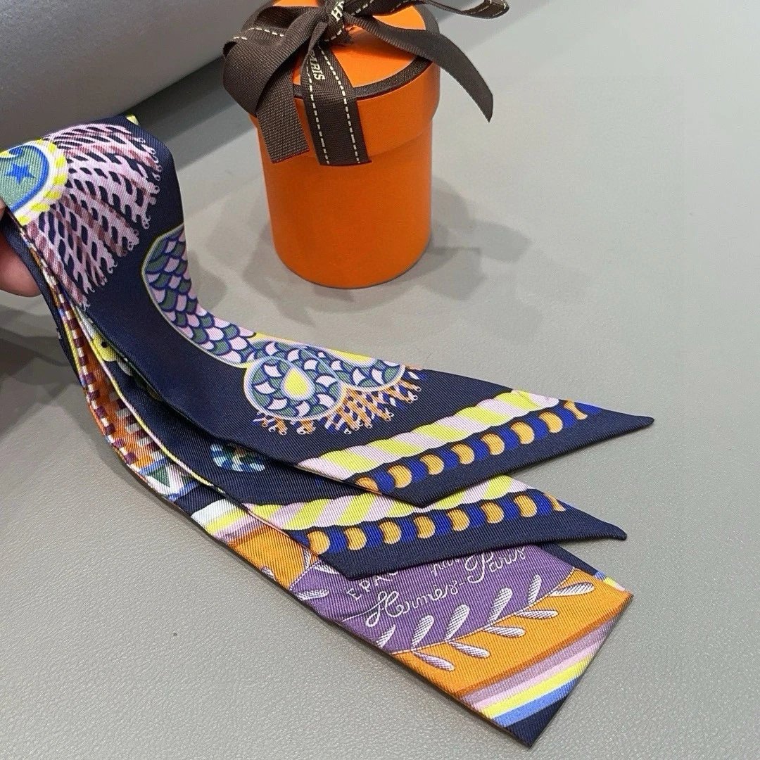 Hermes Silk Hair Ribbon Ver.A — Photo 2