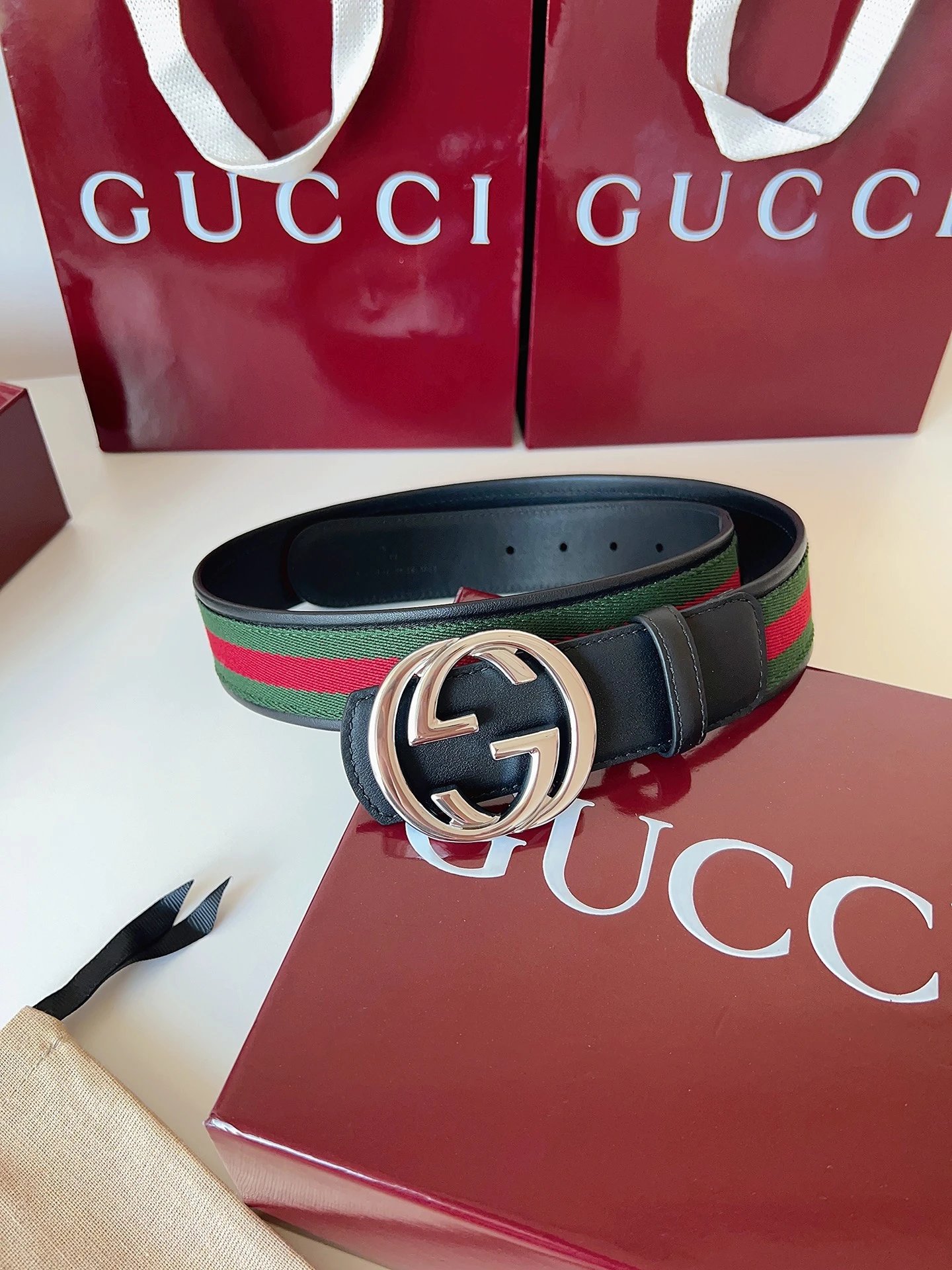 Gucci Leather Belt Ver.D — photo 4