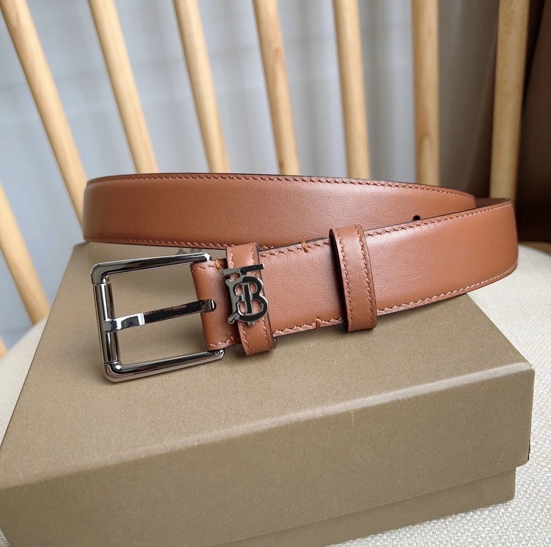 Burberry Leather Belt Ver.C — Zdjęcie 2