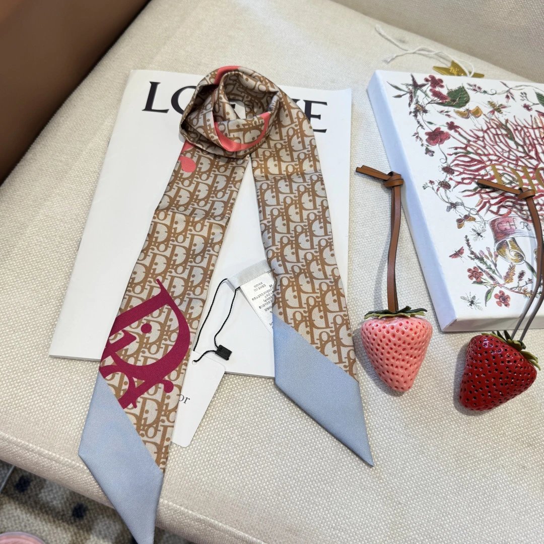 Dior Silk Hair Ribbon Ver.A — QC