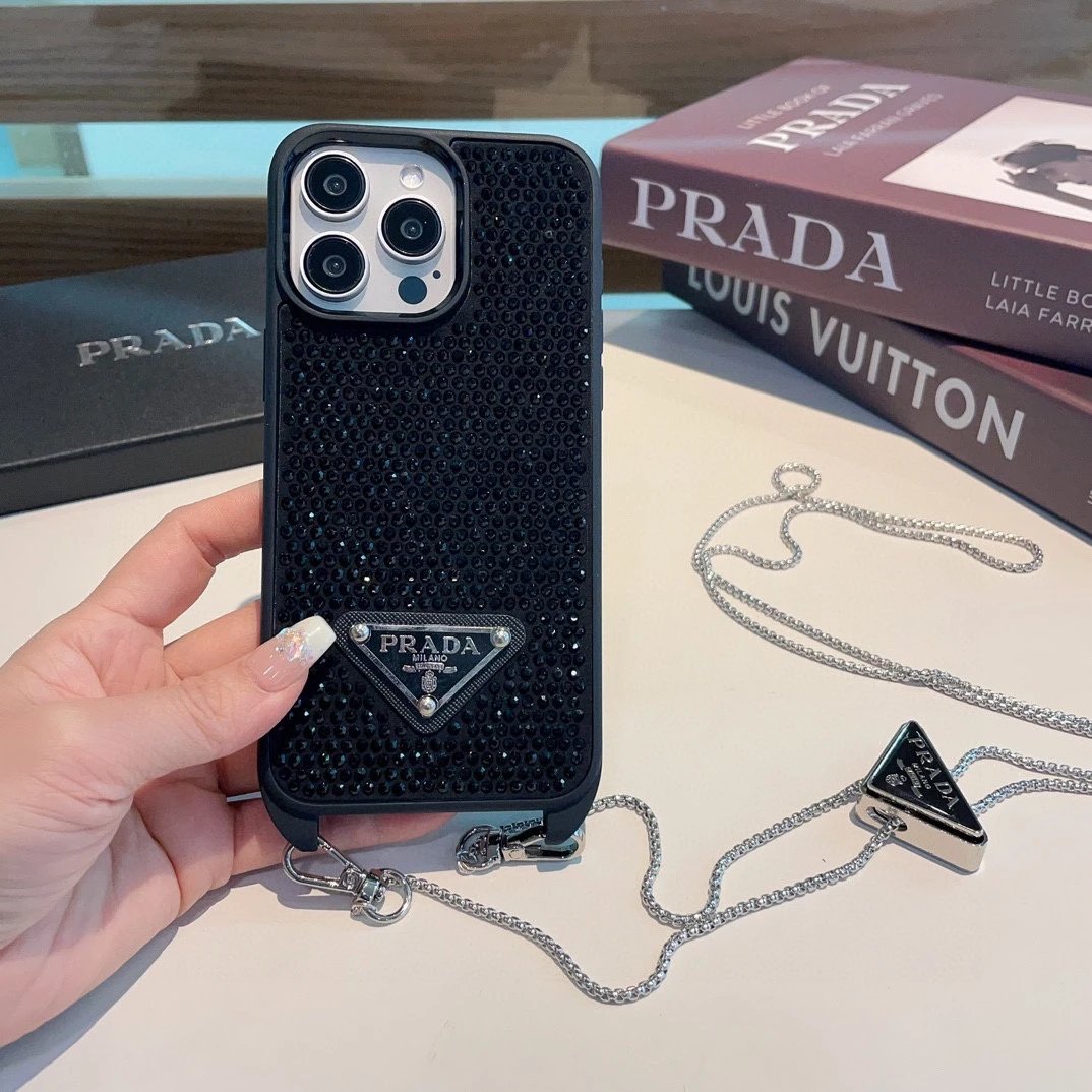 Prada Crossbody Strap Phone Case Ver.A — QC