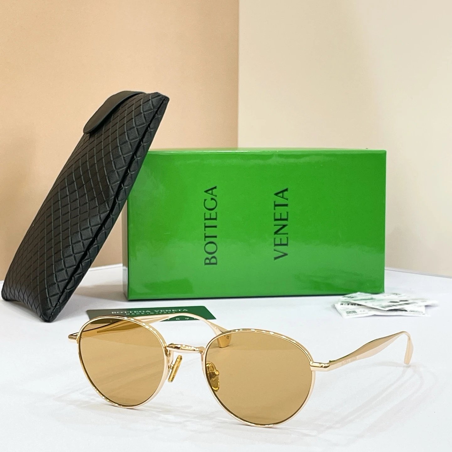 Bottega Veneta BV1396S Sunglasses 55-22-140 — Zdjęcie 4