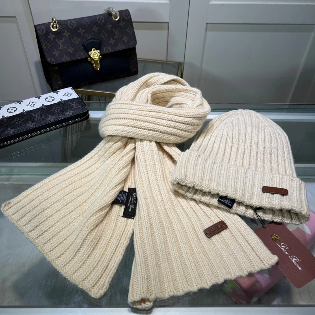 Loro Piana Scarf & Hat Set Ver.D — Zdjęcie 8