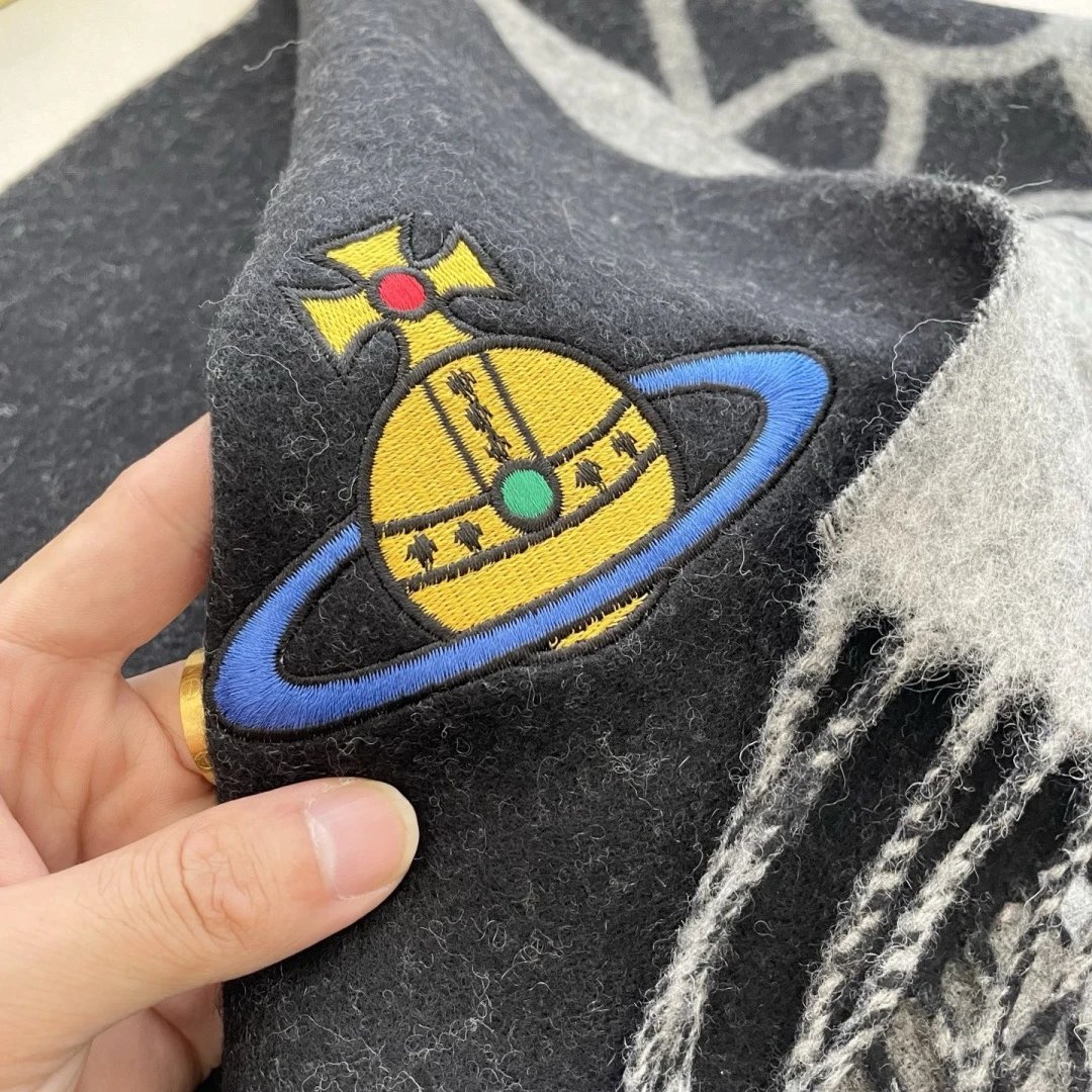 Vivienne Westwood Cashmere Wool Scarf Ver.A — Photo 9