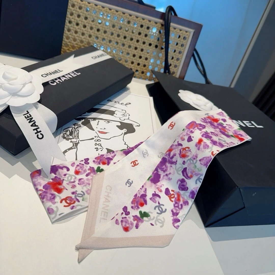 Chanel Silk Hair Ribbon Ver.A — QC