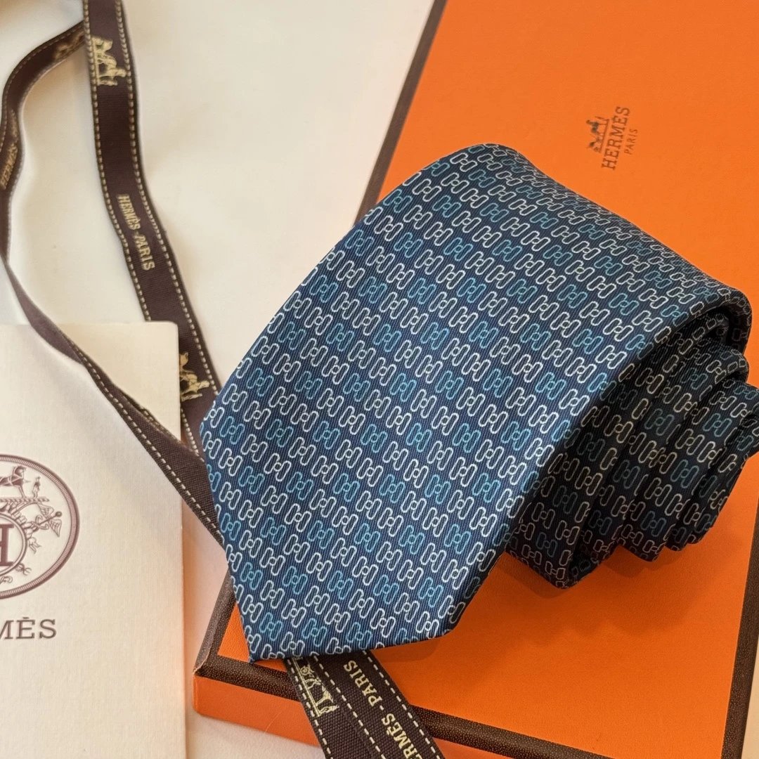 Hermes Silk Tie Ver.B — Photo 8