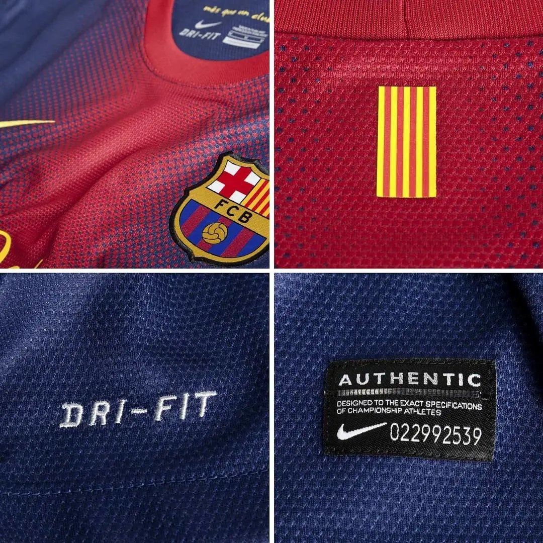 Barcelona FC 12/13 Retro Home Jersey — Photo 5