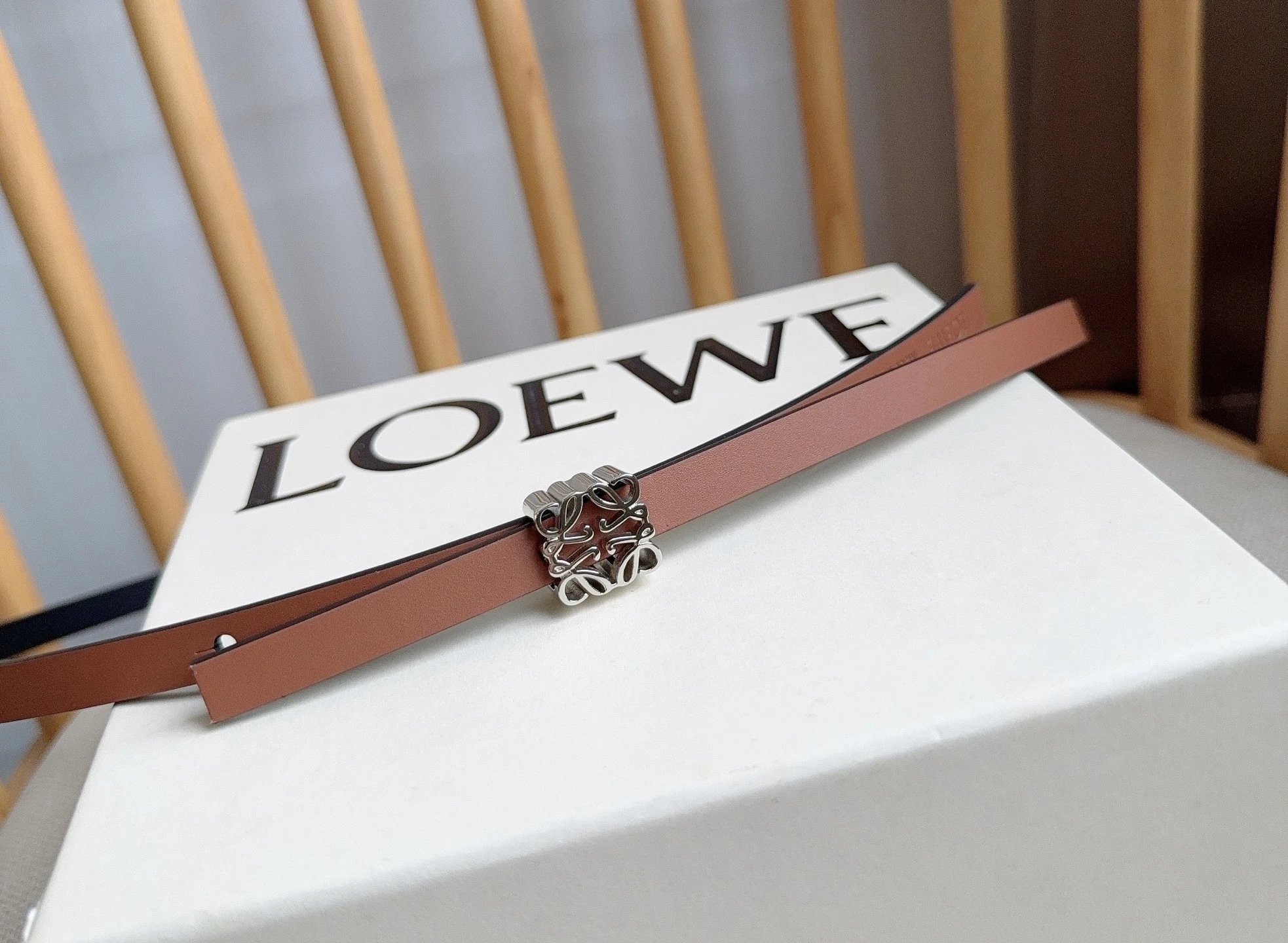 Loewe Leather Reversible Belt — photo 7