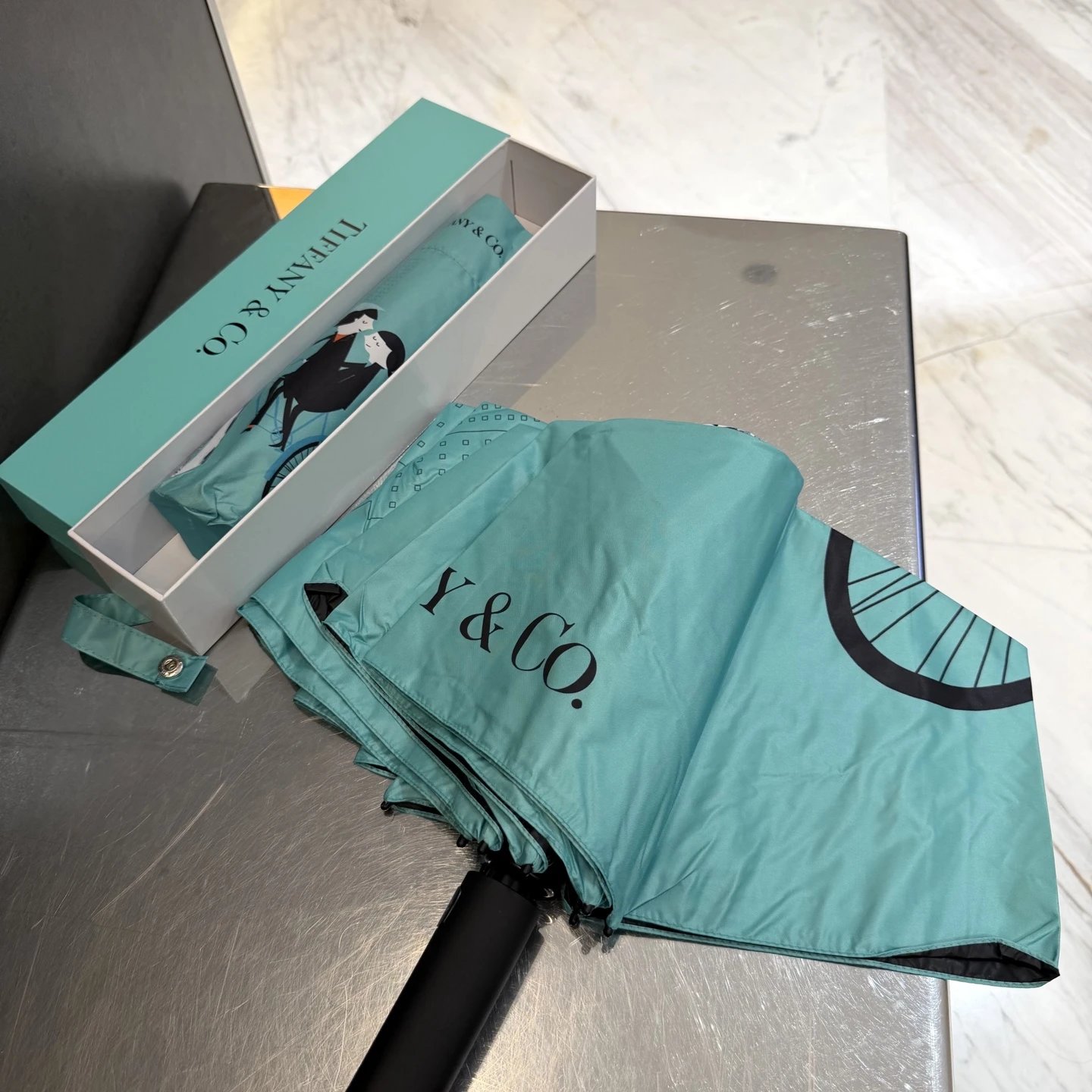 Tiffany UV Protection Folding Umbrella Ver.D — Photo 3