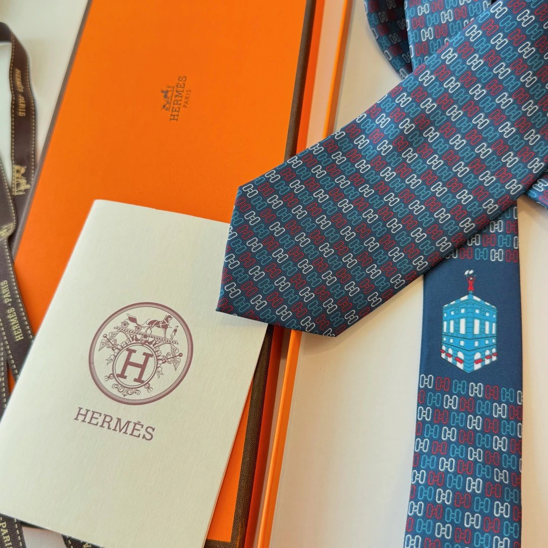 Hermes Silk Tie Ver.C — Photo 6
