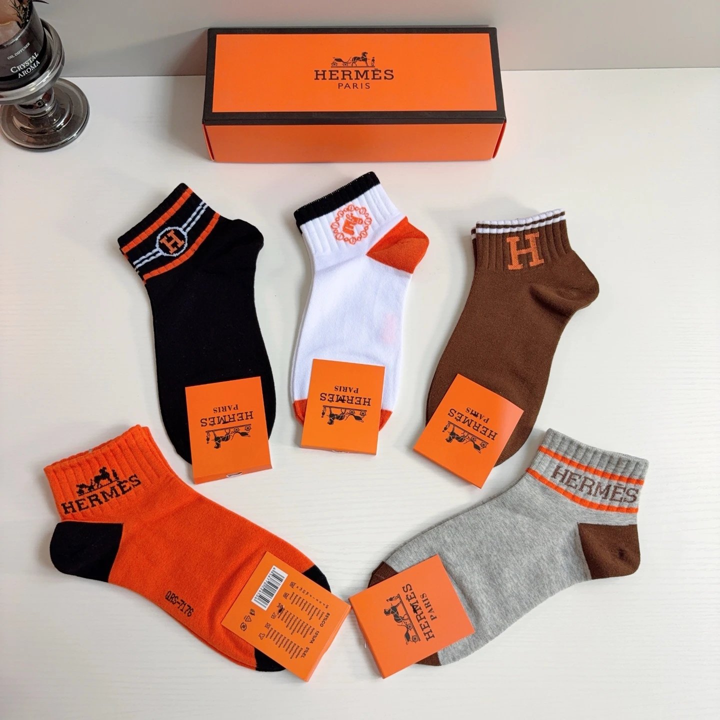 Hermes No-Show Socks Ver.B — photo 8