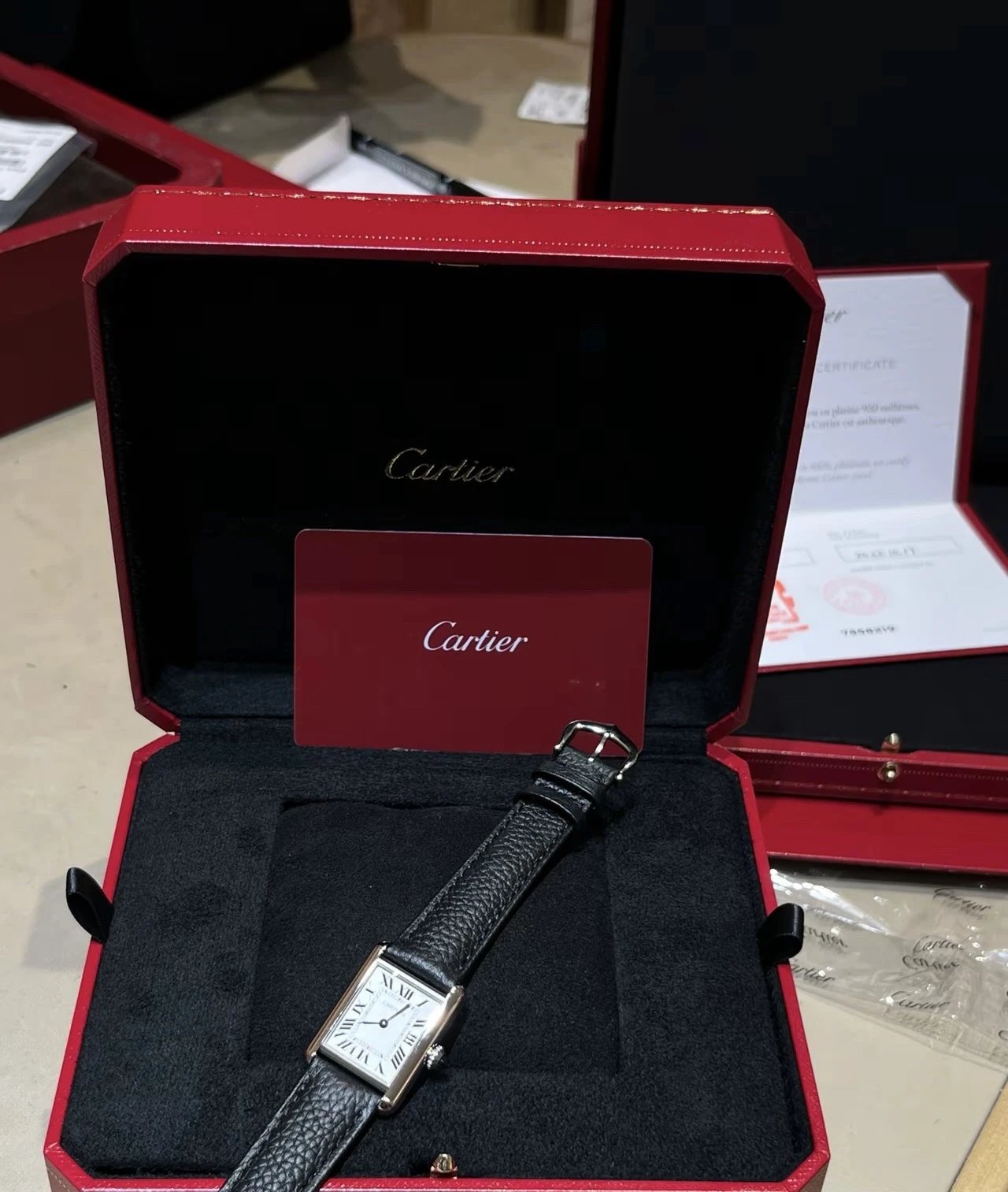Cartier Tank Quartz Ladies Watch 29.5mm Ver.A — QC