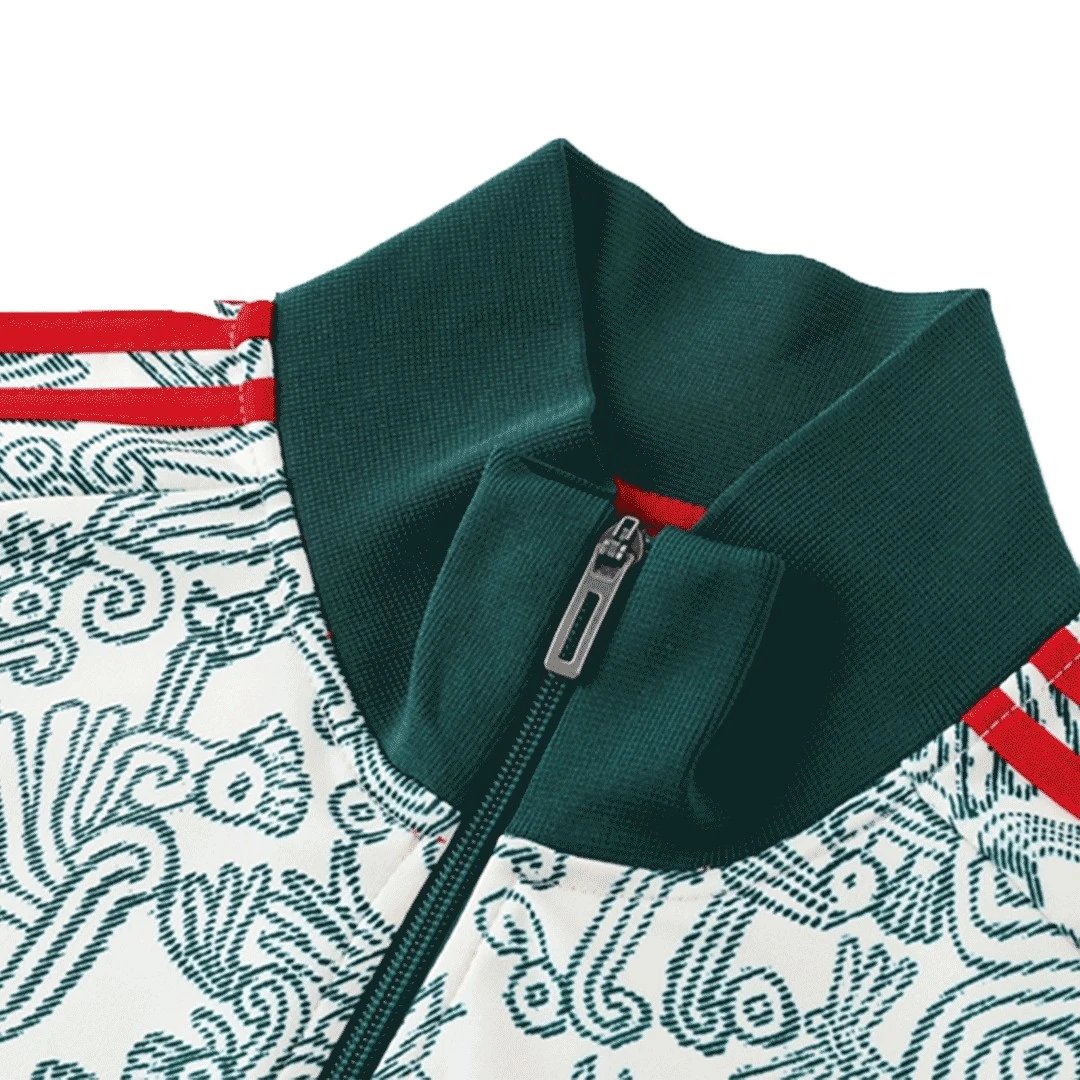 Mexico Jacket Tracksuit 2022 Cream Black — photo 11