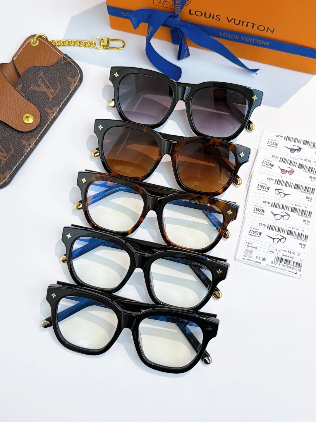 Louis Vuitton Z1523E Z1524W Sunglasses 54-17-143 — QC