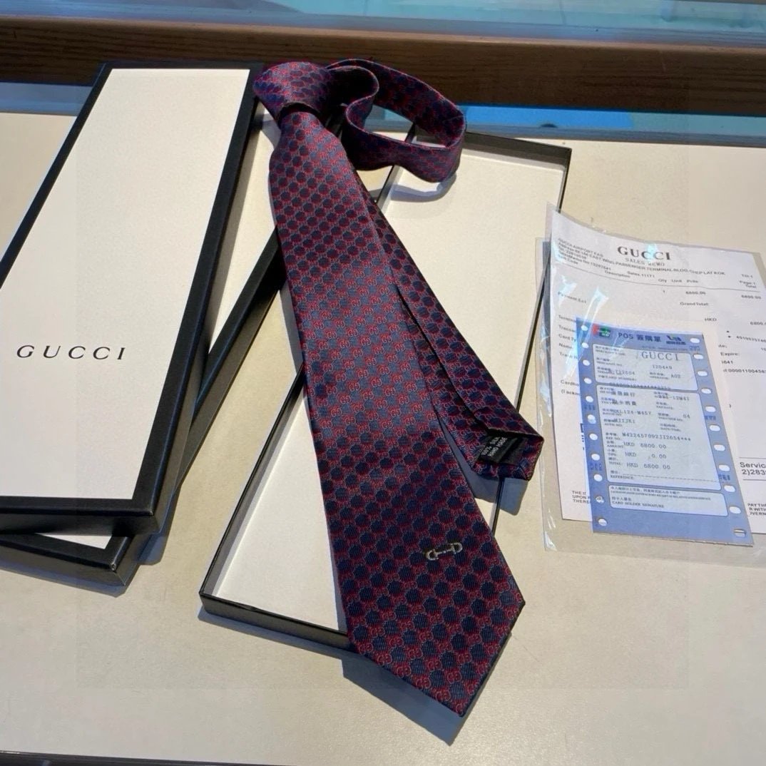 Gucci Silk Tie Ver.F — Zdjęcie 8