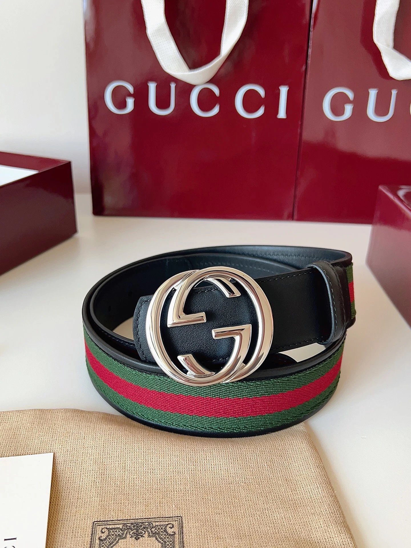 Gucci Leather Belt Ver.D — photo 3