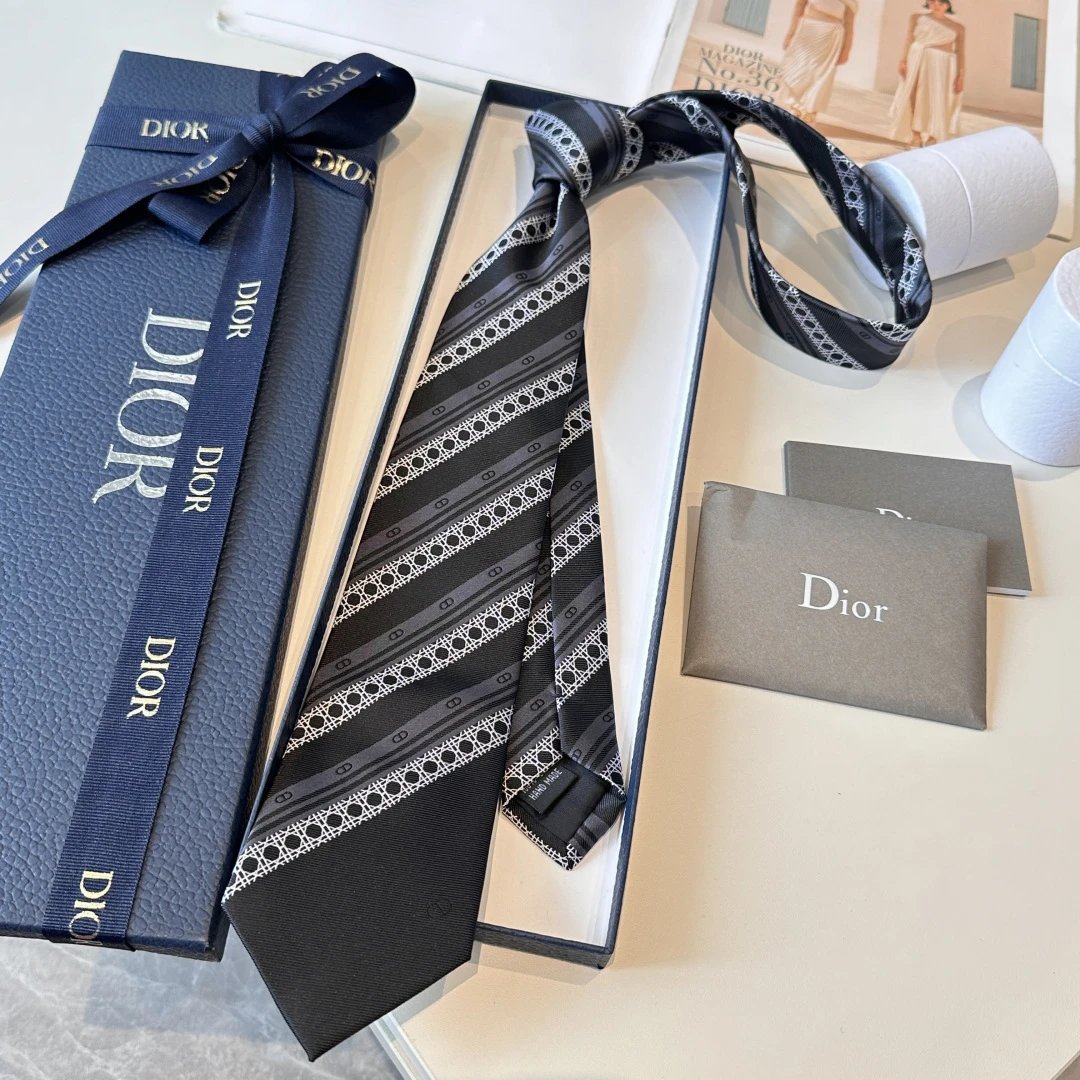 Dior Silk Tie Ver.A — Zdjęcie 7