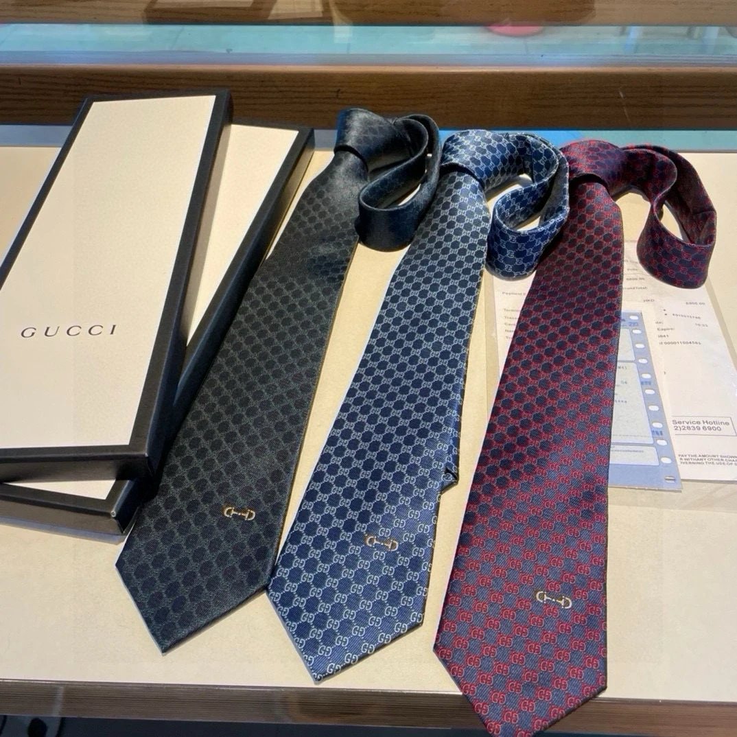 Gucci Silk Tie Ver.G — Zdjęcie 2