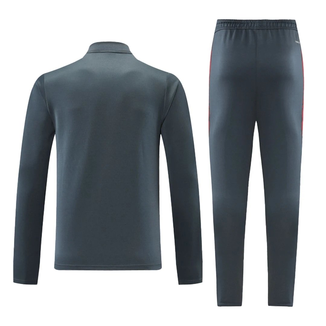Flamengo 2021 CR Jacket Tracksuit 22 Gray — Photo 3
