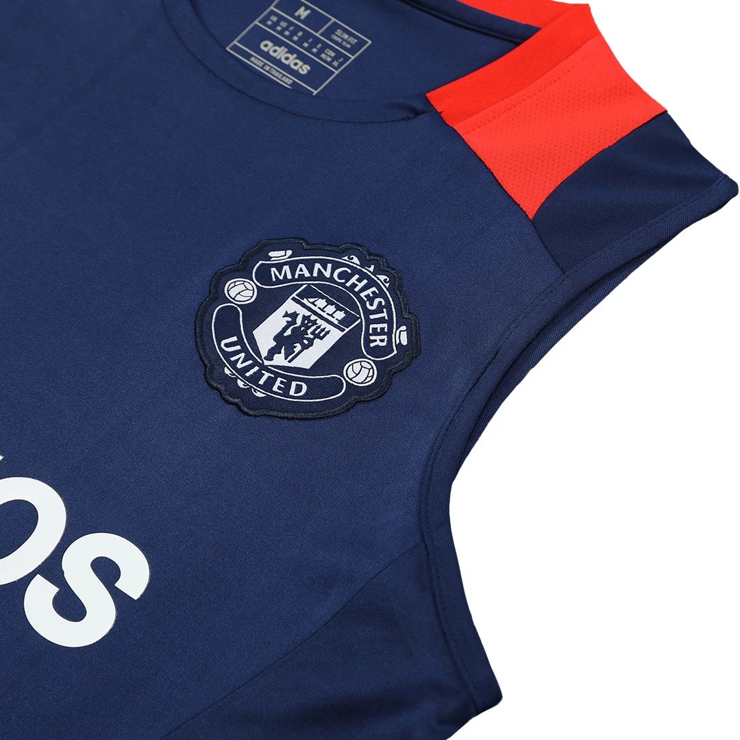 Manchester United 2024 Pre Match Sleeveless Top 25 Navy Jersey — Photo 5