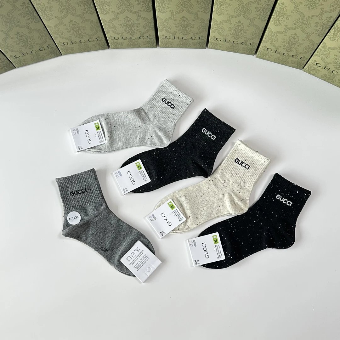 Gucci Crew Socks 5-Pair Box — photo 4