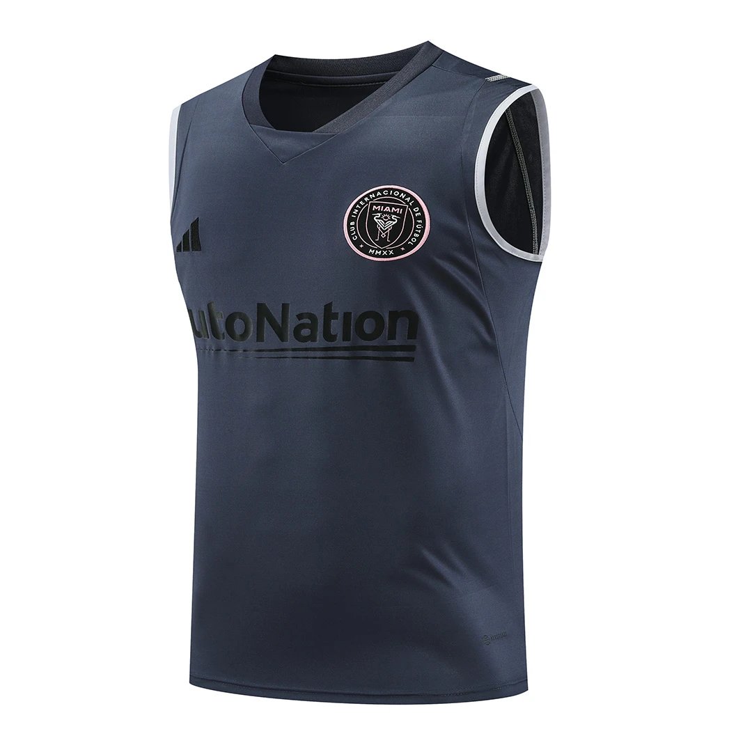 Inter Miami 2023 CF Pre Match Sleeveless Top 24 Gray Jersey — QC